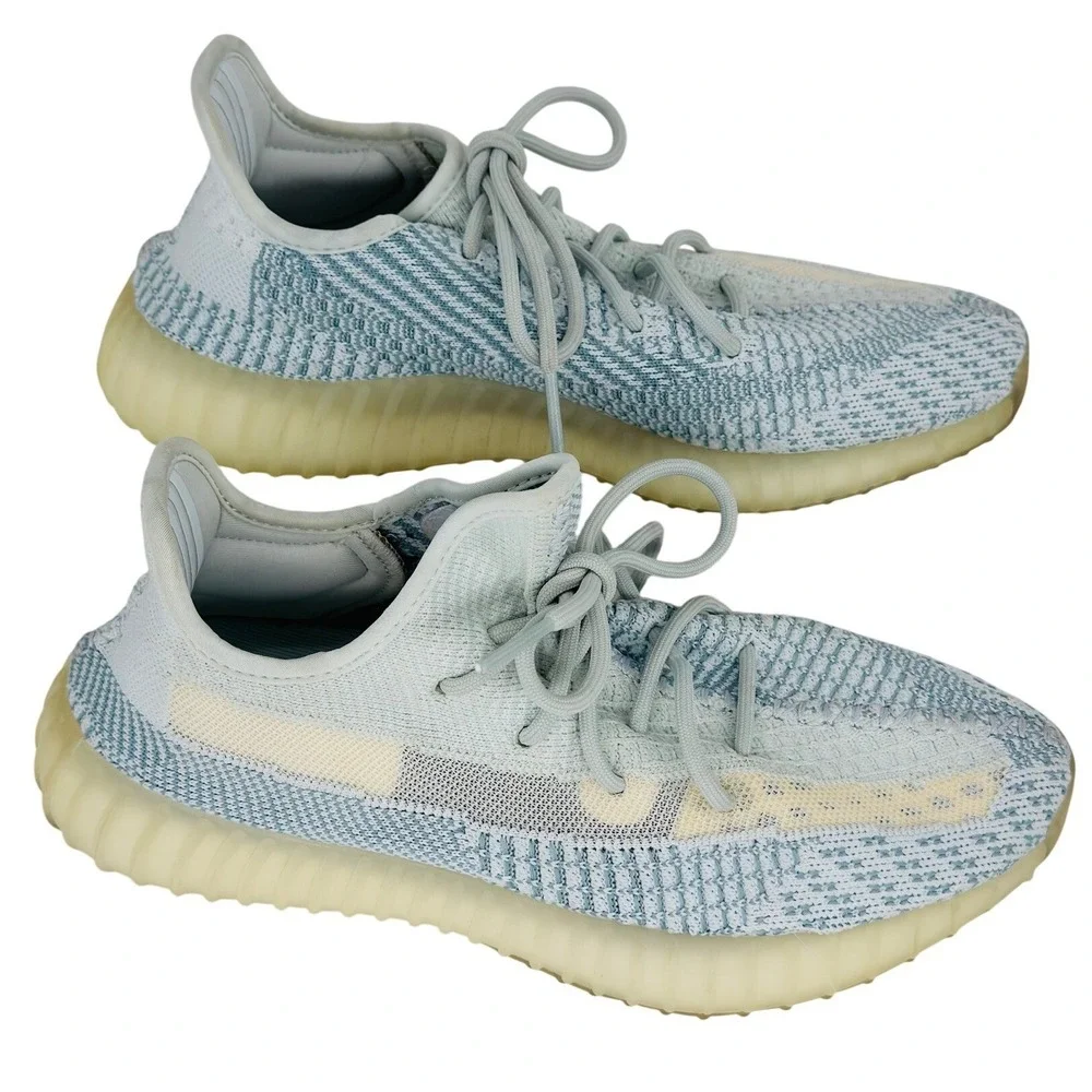 Adidas Yeezy Boost 350 V2 Cloud White Non-Reflective Men's 8 FW3043 EUC